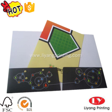 Office Paper File Folder with Pocket Printing